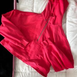 Lululemon Pink Half-Zip Hoodie